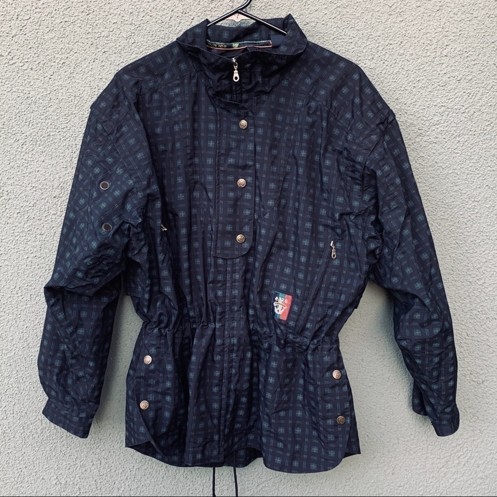 Vintage Sun Ice Plaid Golf Jacket Size L
